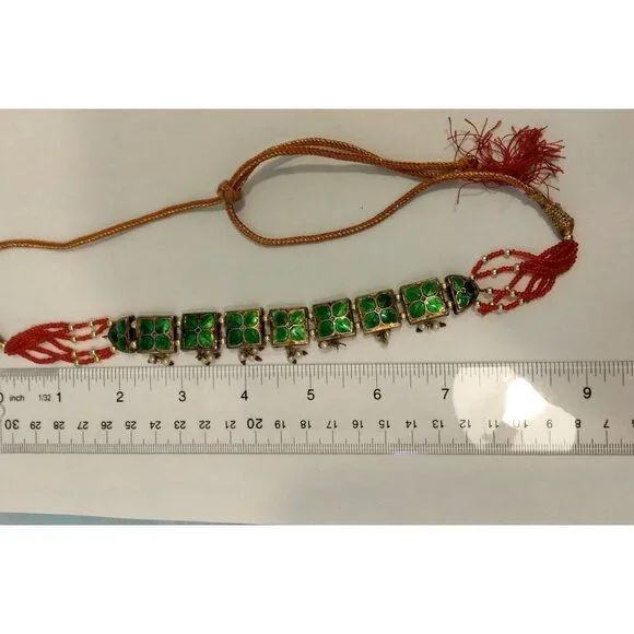 Hair Jewelry Headpiece Hairband Rhinestone Bollywood Beaded Headband Belt - Picture 10 of 10